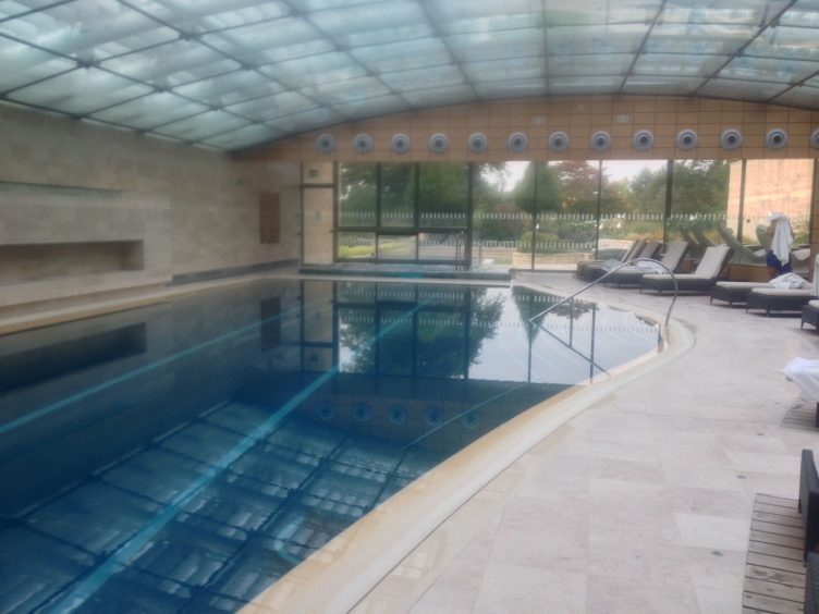lucknamp park spa review, indoor pool