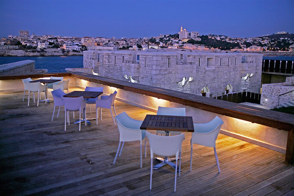 C2 hotel Marseille, terrace, From the Poolside blog on boutique hotels and stylish hotel rentals