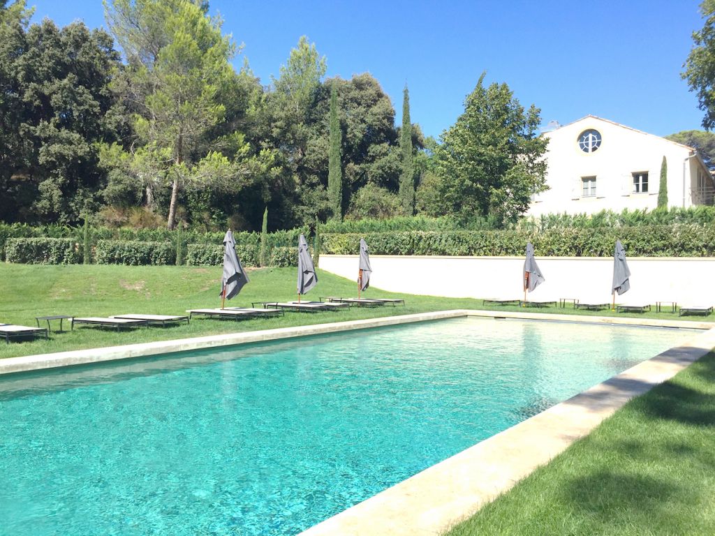 Domaine de Fontenille, boutique hotel in Provence. The pool