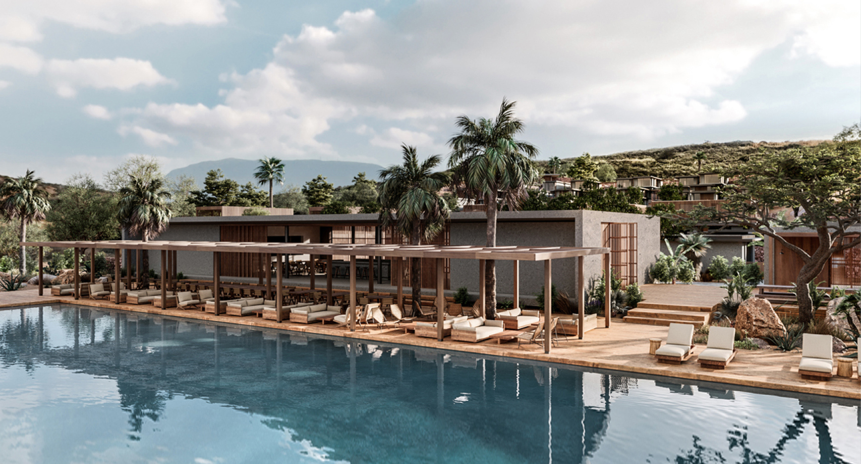 Casa Cook Chania, the new Casa Cook hotel but this time for families.  Newly built in Crete, it will open its doors in September 2019.  Rooms have private pools and can all have one, two or three children.