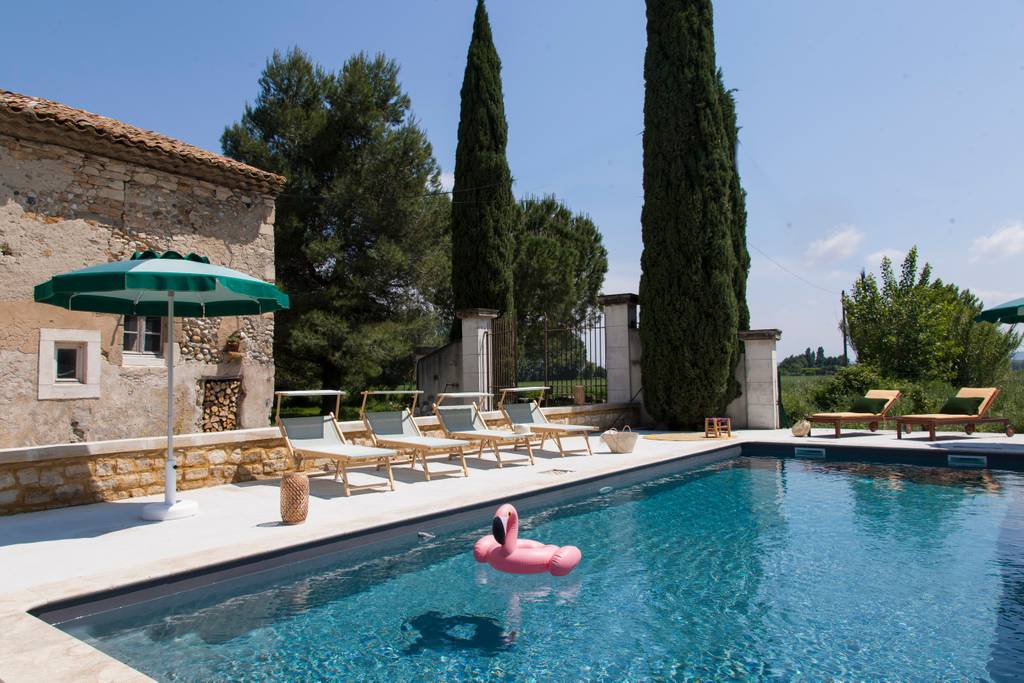 La Maison Rousse villa rental with pool in Provence with a big garden.  Holiday home in Provence for great family vacation.
