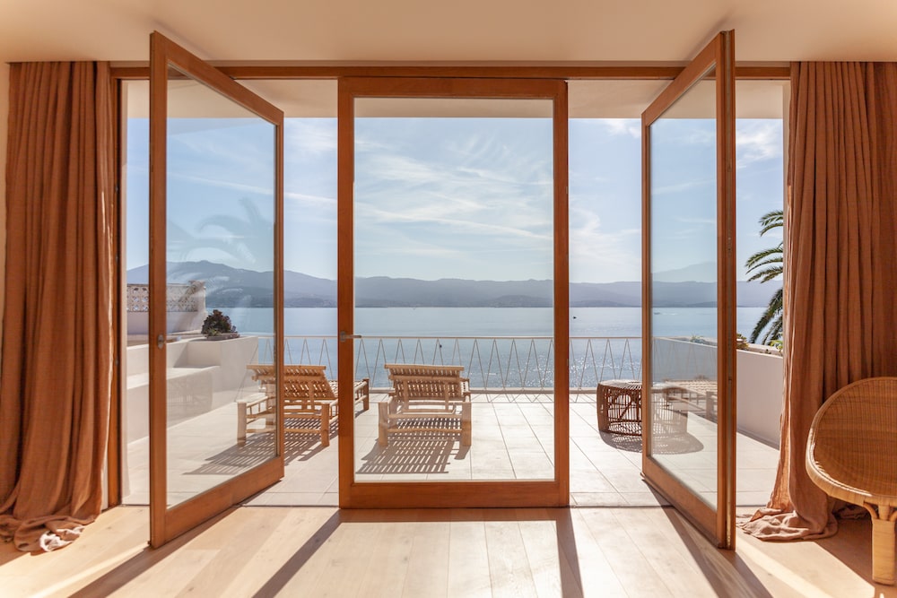 Casa Santa Teresa near Ajaccio is a luxury beach villa with pool in Corsica